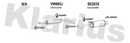 Klarius VW885J - Box With Centre Pipe  - Fits Audi A1 1.4TFSI