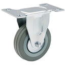 Draper Rubber Castor Fixed-75mm DIA - 65477