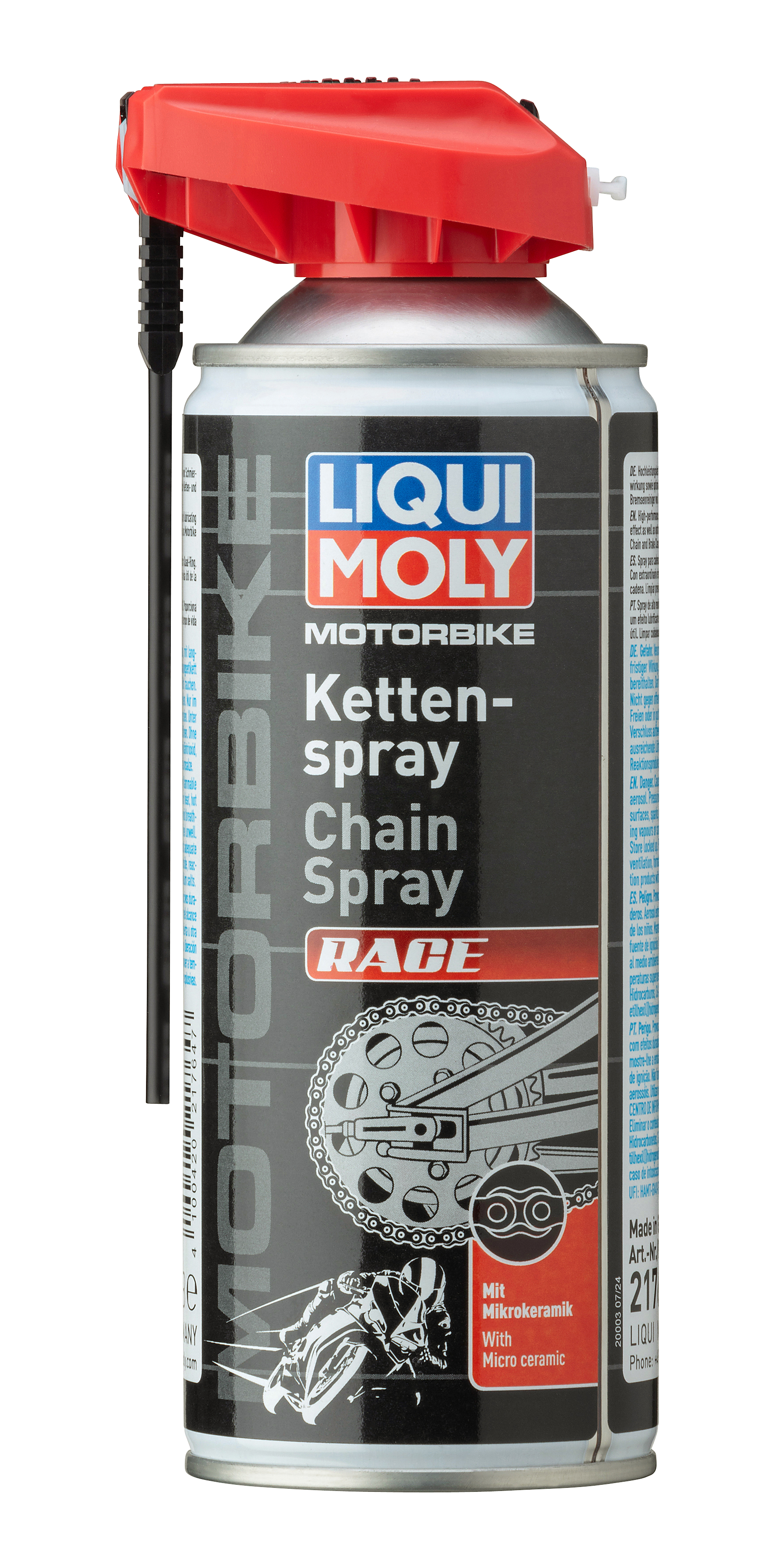 Liqui Moly Motorbike Chain Spray Race 400ml - 21764| Arnold Clark Autoparts