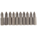 Draper 10pc 25mm NO1 C.Slot S/D Bit - 64060