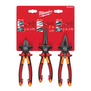 Milwaukee VDE 3 Piece Plier Set - 4932464575