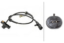 HELLA 6PU 230 040-281 Sensor, wheel speed - 2-pin connector - Front Axle