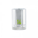 Carlyle Hand Tools 3/8 Drive 14mm 6 point chrome socket - CS38014M