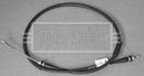 Borg & Beck Brake Cable- RH Rear - BKB3672 fits Renault Captur (Drums) 10/12-