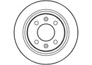 Disctech Brake Disc (Single) - Fits Ford, Saab - ABD3480 - Rear Axle
