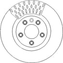 Disctech Brake Disc (Single) - Fits Porsche - ABD4007 - Front Axle