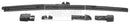 Borg & Beck Wiper Blade Rear Flat  - BW14RF fits Rear Flat Wiper Blade 14