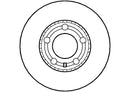 Disctech Brake Disc (Single) - Fits Mercedes-benz, Skoda - ABD2841 - Front Axle