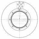 Borg & Beck Brake Disc - BBD32611