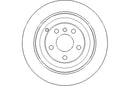 Disctech Brake Disc (Single) - Fits Mercedes-benz - ABD3077 - Rear Axle