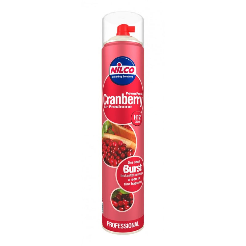 Nilco Power Fresh Cranberry Aerosol Air Freshener - 750ml
