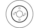 Disctech Brake Disc (Single) - Fits Honda, Toyota - ABD2897 - Rear Axle
