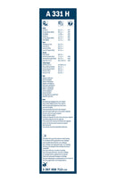 Bosch Rear Wiper Blade - 330mm - A331H