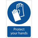 Draper Hand Protection Sign - 72104