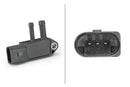HELLA 6PP 009 409-251 Sensor, exhaust pressure - 3-pin connector - Bolted
