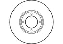 Disctech Brake Disc (Single) - Fits Fiat, Ford - ABD2645 - Front Axle