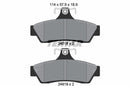 Textar Brake Pad Set - 2481801