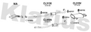 Klarius CL313X - Box With Centre Pipe  - Fits Mitsubishi Outlander 2.0Di-D