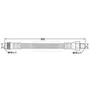 Borg & Beck Brake Hose  - BBH7126 fits GM Corsa C,Tigra Twin Top