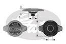 Gates Radiator Cap - RC134