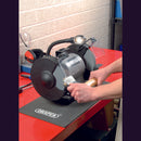 Heavy Duty Bench Grinder with Worklight, 200mm, 550W