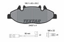 Mercedes-Benz, Brake Pad Set - Textar 2400701