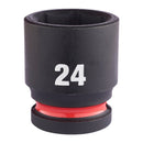 Milwaukee Hex socket ShW 1/2 STD 24mm-1pc - 4932480318