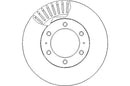 Disctech Brake Disc (Single) - Fits Audi, Toyota - ABD3090 - Front Axle