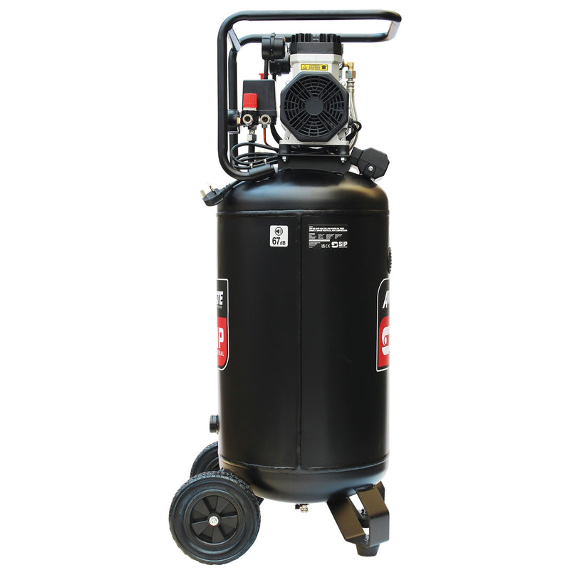 SIP DD 3hp 100ltr Low Noise Oil-Free Vertical Direct Drive Compressor