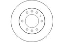 Disctech Brake Disc (Single) - Fits Dacia, Ford - ABD3153 - Front Axle
