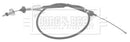 Borg & Beck Clutch Cable  - BKC1452 fits Renault Kangoo 98-