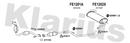 Klarius FE1201A - Centre Pipe  - Fits Ford Mondeo 1.5 EcoBoost