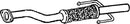 Klarius FT725W - Centre Pipe  - Fits Fiat Brava 1.2i