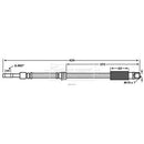 Borg & Beck Brake Hose  - BBH7854 fits Saab 9-3 (YS3F)