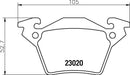 Mintex Brake Pad Set fits -MercedesBenz MDB2002 (also fits other vehicles)