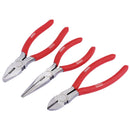 Draper Redline 3pce Plier Set Pckd - 67924