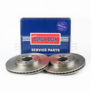 Borg & Beck Brake Disc (Pair)  - BBD4123