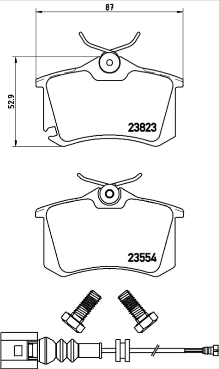 Brembo Brake Pad Set - P85066
