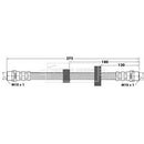 Borg & Beck Brake Hose  - BBH6869 fits VW Transporter 96-