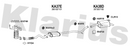 Klarius KA37E - Box With Centre Pipe  - Fits Kia Picanto 1.0,1.1i