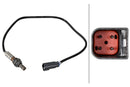 HELLA 6PA 358 221-521 Lambda Sensor - 4-pin connector