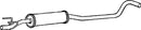 Klarius GM368K - Box With Centre Pipe  - Fits Opel Corsa 1.2i