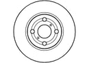Disctech Brake Disc (Single) - Fits Toyota - ABD2944 - Front Axle
