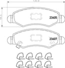 Mintex Brake Pad Set fits -Opel Subaru Suzuki Vauxhall MDB2709 (also fits other vehicles)