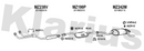 Klarius MZ238V - Box With Front Pipe  - Fits Mercedes 190 2.0