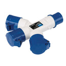 Draper 230v 3 WAY Splitter 16A - 03720