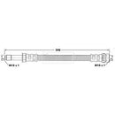 Borg & Beck Brake Hose  - BBH6664 fits Ford Mondeo Estate MK I
