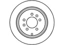 Disctech Brake Disc (Single) - Fits Peugeot, Toyota - ABD2762 - Rear Axle
