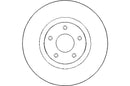 Disctech Brake Disc (Single) - Fits Nissan, Suzuki - ABD2314 - Front Axle