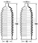 First Line Steering Gaiter Kit  - FSG3351 fits Nissan Micra, Renault Clio
